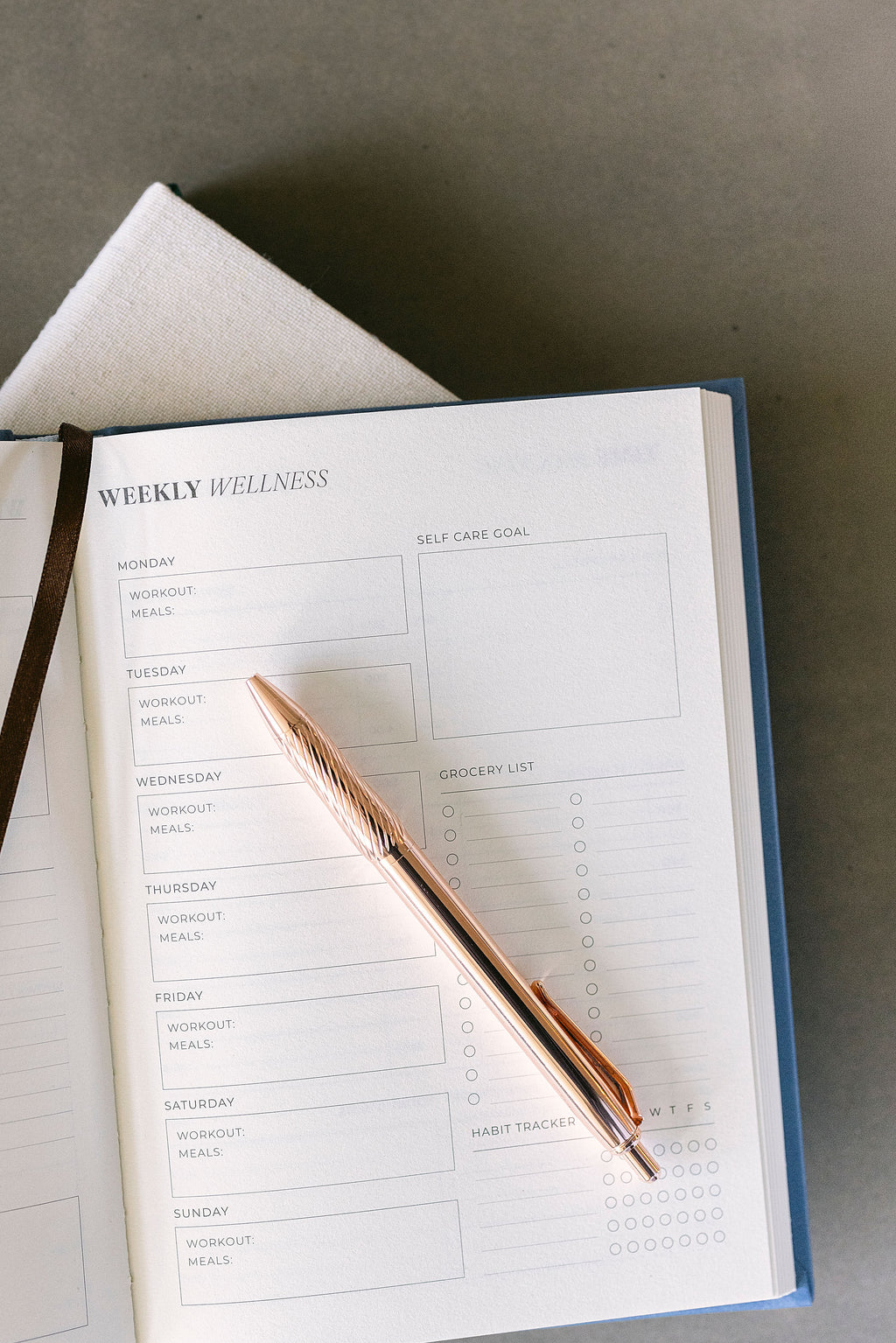 Undated Productivity Planner